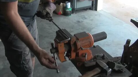 Forging a belt buckle