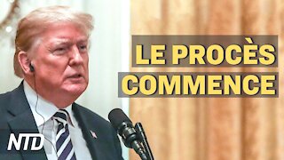 Le procès de Trump commence; Blocage du gel des expulsions; Jet privé de l’émissaire au climat