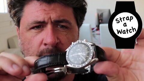 Oisin O'Malley's "THE BEAST" Alligator Watch Strap for his Speedmaster ~ The Timeless Watch Channel!