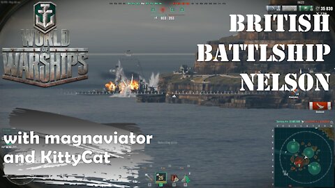 World of Warships Gameplay - British Battleship Nelson