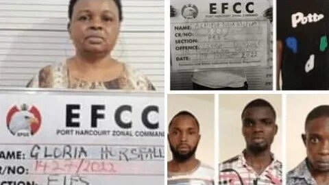 Court sends five oil thieves to jail in Port Harcourt. #thief #court #jail #prison