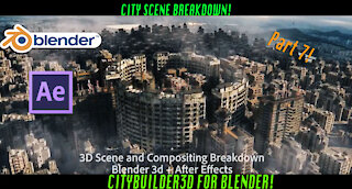 CityBuilder3d Blender scene breakdown: Soviet Trailer setup #7