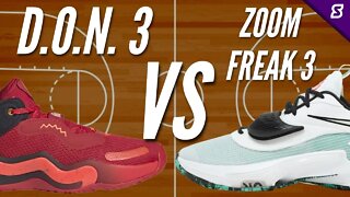 Adidas DON Issue 3 vs Nike Zoom Freak 3 Perfomance Comparison