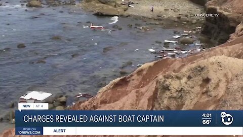 Charges revealed against accused boat captain in Point Loma crash