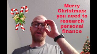 Merry Christmas: you need to research personal finance