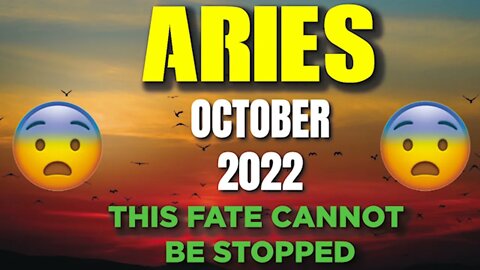 Aries ♈️ 😨 THIS FATE CANNOT BE STOPPED 😨 Horoscope for Today OCTOBER 2022 ♈️ Aries tarot