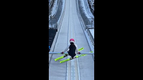 Ski Jump Training in Japan