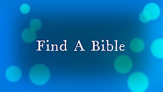 Let's Find A Bible