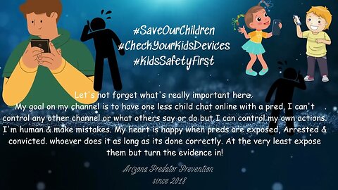Children's safety should come first. Please don't forget what's really important..