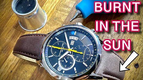 WATCH LEATHER STRAP REPAIR RESTORATION RAYMOND WEIL HOW TO TUTORIAL
