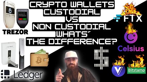 #Crypto Wallets, Custodial VS Non Custodial, What's The Difference? #BTC #Blockchain #DeFi