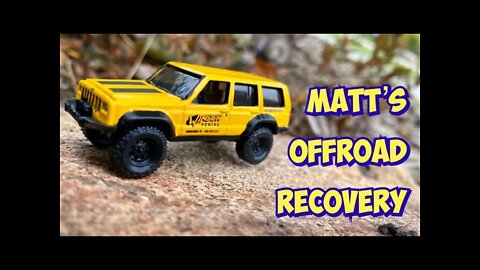 Matt's Offroad Recovery Jeep Cherokee Banana Toy Truck