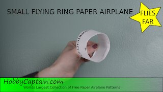 How to fold a paper airplane, The Small Flying Ring