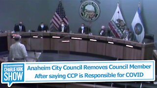 Anaheim City Council Removes Council Member After saying CCP is Responsible for COVID