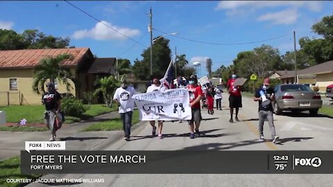 Free the Vote March to the polls