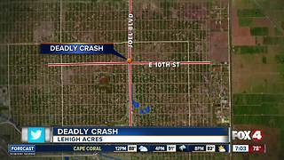 Driver dead after running stop sign in Lehigh Acres Tuesday