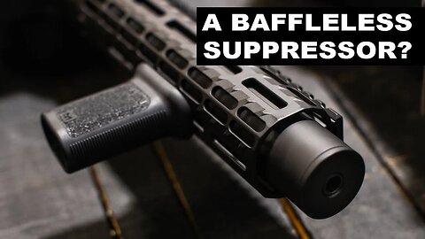 Vanquish Integrally Suppressed SBR [A Baffleless Suppressor]