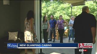 Glamping cabins at Platte River State Park