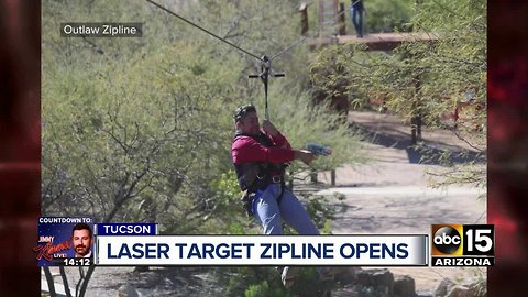 New Tucson attraction lets you zip line and shoot at targets