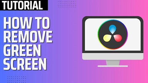 How to REMOVE GREEN SCREEN in Davinci Resolve 18