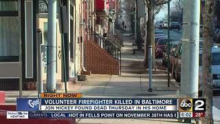 Volunteer firefighter victim of city homicide