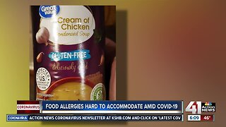 Food allergies hard to accommodate amid COVID-19