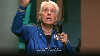 "It was really special getting to watch her": Local astronaut reacts to Wally Funk's historic trip