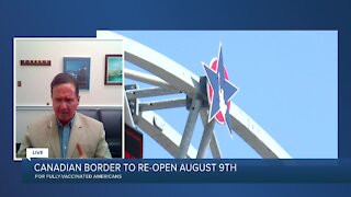 Rep. Brian Higgins reacts to Canada border announcement