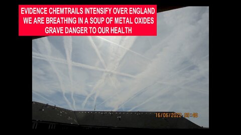 Chemtrailing Intensifies Reports From North and West of England, Link to Film Preview, The Dimming.