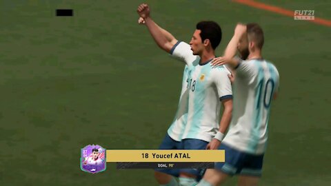 Fifa21 FUT Squad Battles - Youcef Atal sends in a stunning curler