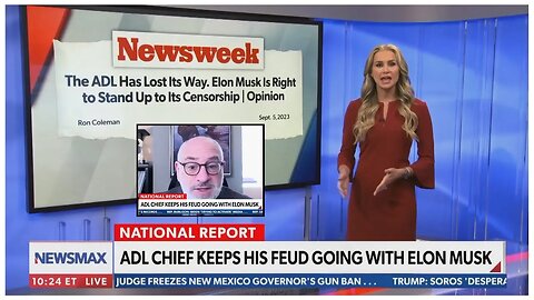 Ron Coleman on Newsmax: Elon Musk, the ADL and the New Censorship