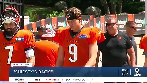 Joe Burrow practices for first time since calf injury in late July