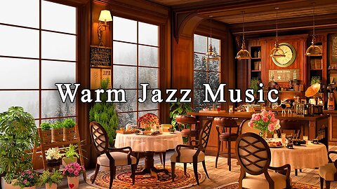 Stress relief with Jazz Music in Cozy Coffee Shop Ambience ☕Relaxing Jazz Instrumental Music to Work