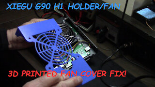 AirWaves Episode 52: Xiegu G90 3D Printed Fan Cover!