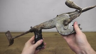 Restoration Of Antique Hand Cranked Hammer Drill