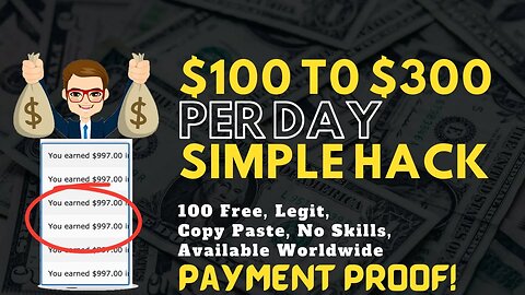 EARN $100 - $300 A Day Using This Simple Hack, Earn Money Using Phone, Ways to Make Money Online