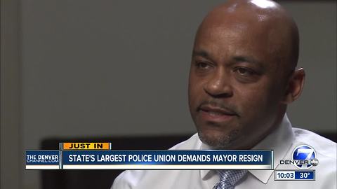 Police union calls on Denver Mayor Michael Hancock to resign amid harassment allegations