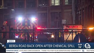 Berea Road reopens after chemical spill