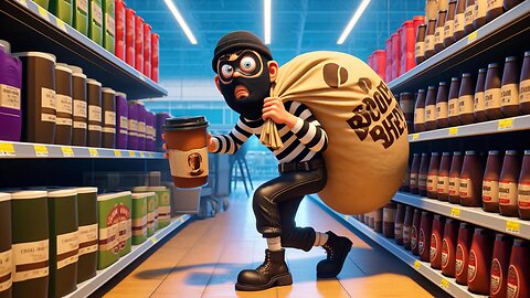 ☕️🕵️‍♂️ My First Coffee Heist at Walmart: Brewing Up Trouble! 🚨😂