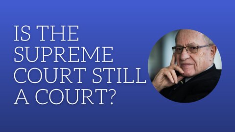 Is the Supreme Court still a court?