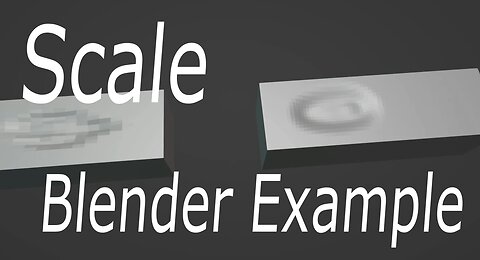 Problems Sculpting in Blender Could Be Scale. A Blender Example