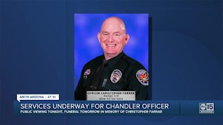 Services for fallen Chandler Officer Farrar