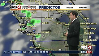 Forecast: A change in our weather pattern today with morning coastal showers expected