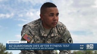 Arizona National Guardsman dies after fitness test