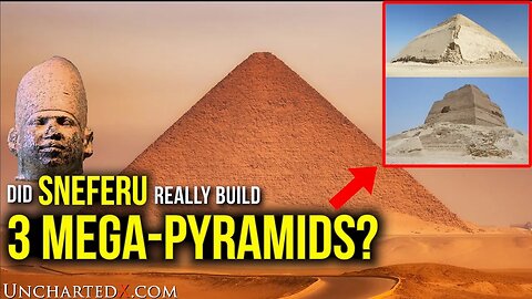 The Mystery of Sneferu and his 3 Huge Pyramids - and a full tour inside the Red Pyramid of Dashur!