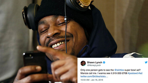 Marshawn Lynch Gets Bombarded with Calls After Giving Out His Phone Number
