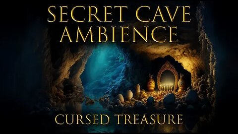 Treasure In The Cave | 7 Hours of Water Cave Ambience