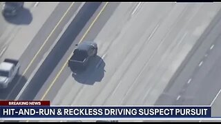 Police Chase: Armed suspect leading pursuit on 91 Freeway
