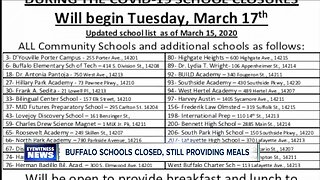 Buffalo Public Schools to provide meals during month-long closing