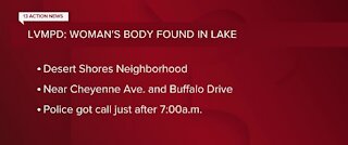 LVMPD: Woman's body found in lake